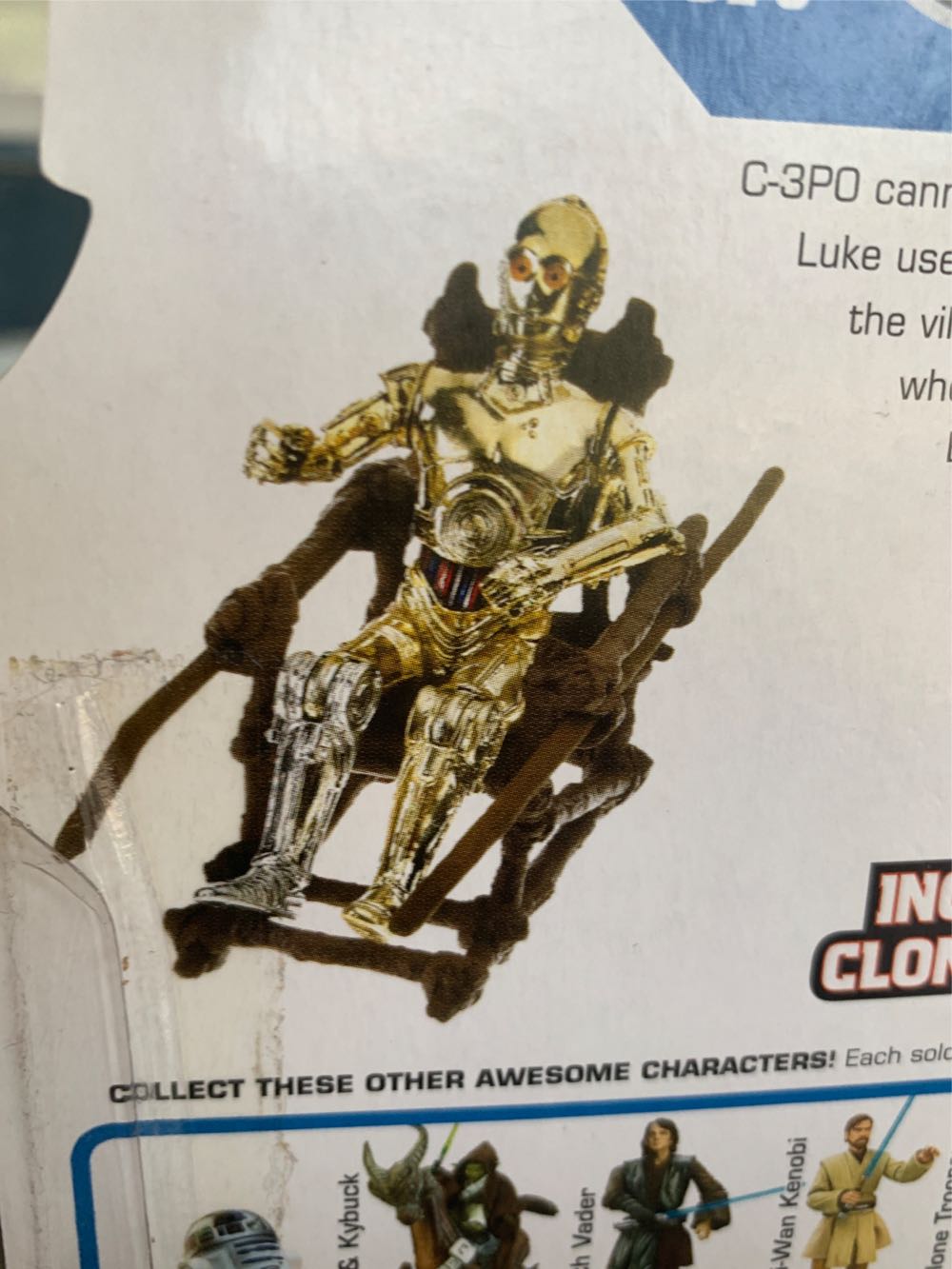 C-3PO On Ewok Throne  action figure collectible [Barcode 653569350866] - Main Image 4