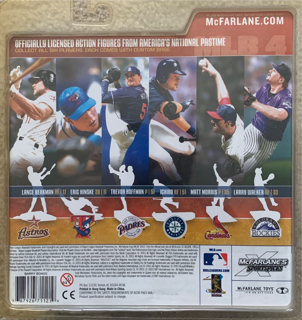 Trevor Hoffman - McFarland Toys (MLB Payers Series) action figure collectible [Barcode 787926711219] - Main Image 2