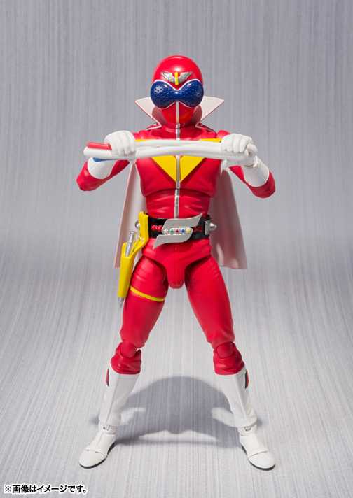 S.H.Figuarts Aka Ranger himitsu Sentai Gorenger - Bandai (Akaranger) action figure collectible [Barcode 4543112866998] - Main Image 2