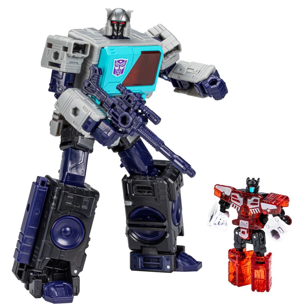Transformers Shattered Glass Blaster And Rewind - Hasbro (Voyager Class) action figure collectible [Barcode 5010994135690] - Main Image 2