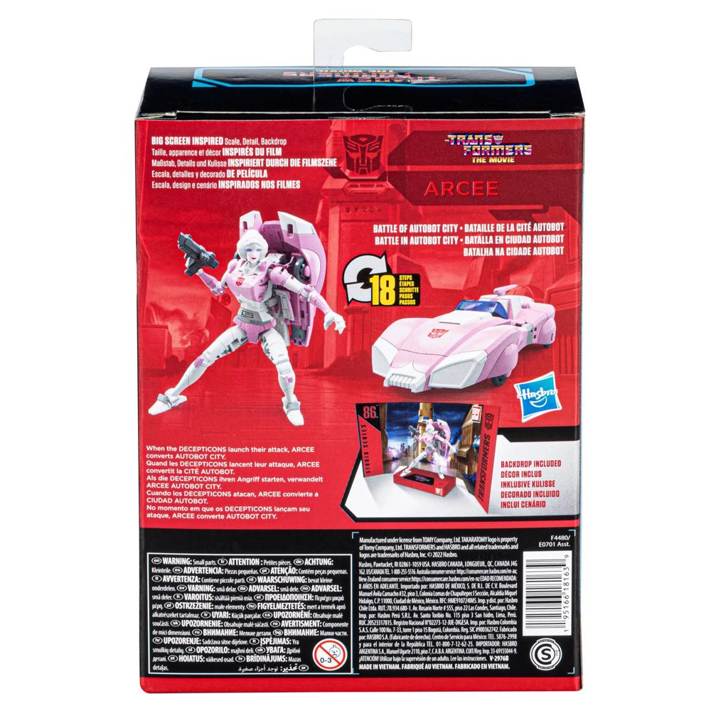 SS86-16 Arcee - Hasbro (Studio Series 86) action figure collectible [Barcode 5010994133450] - Main Image 4