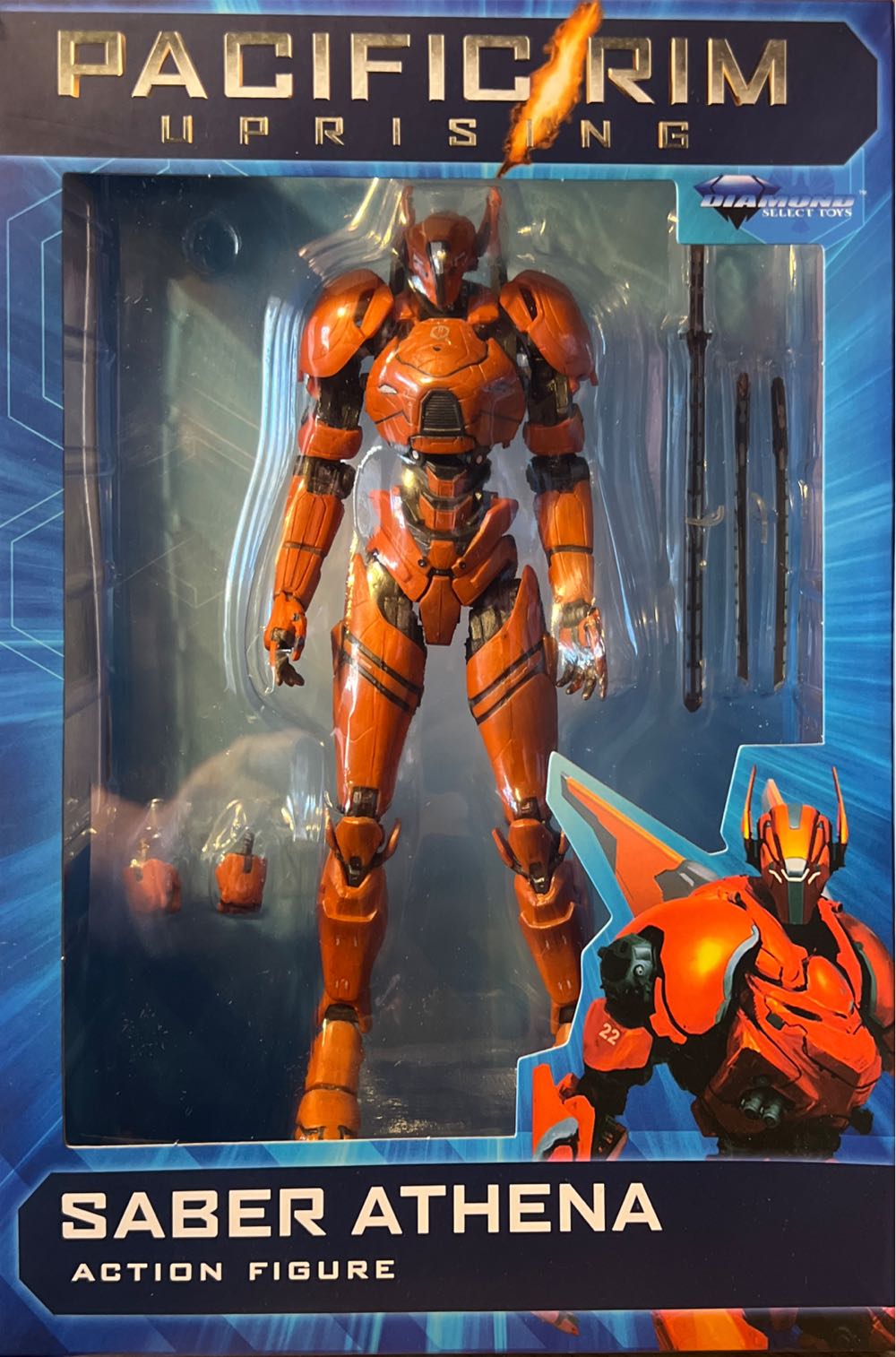 DST Pacific Rim 2: Saber Athena - Diamond Select (Pacific Rim) action figure collectible [Barcode 699788847824] - Main Image 2