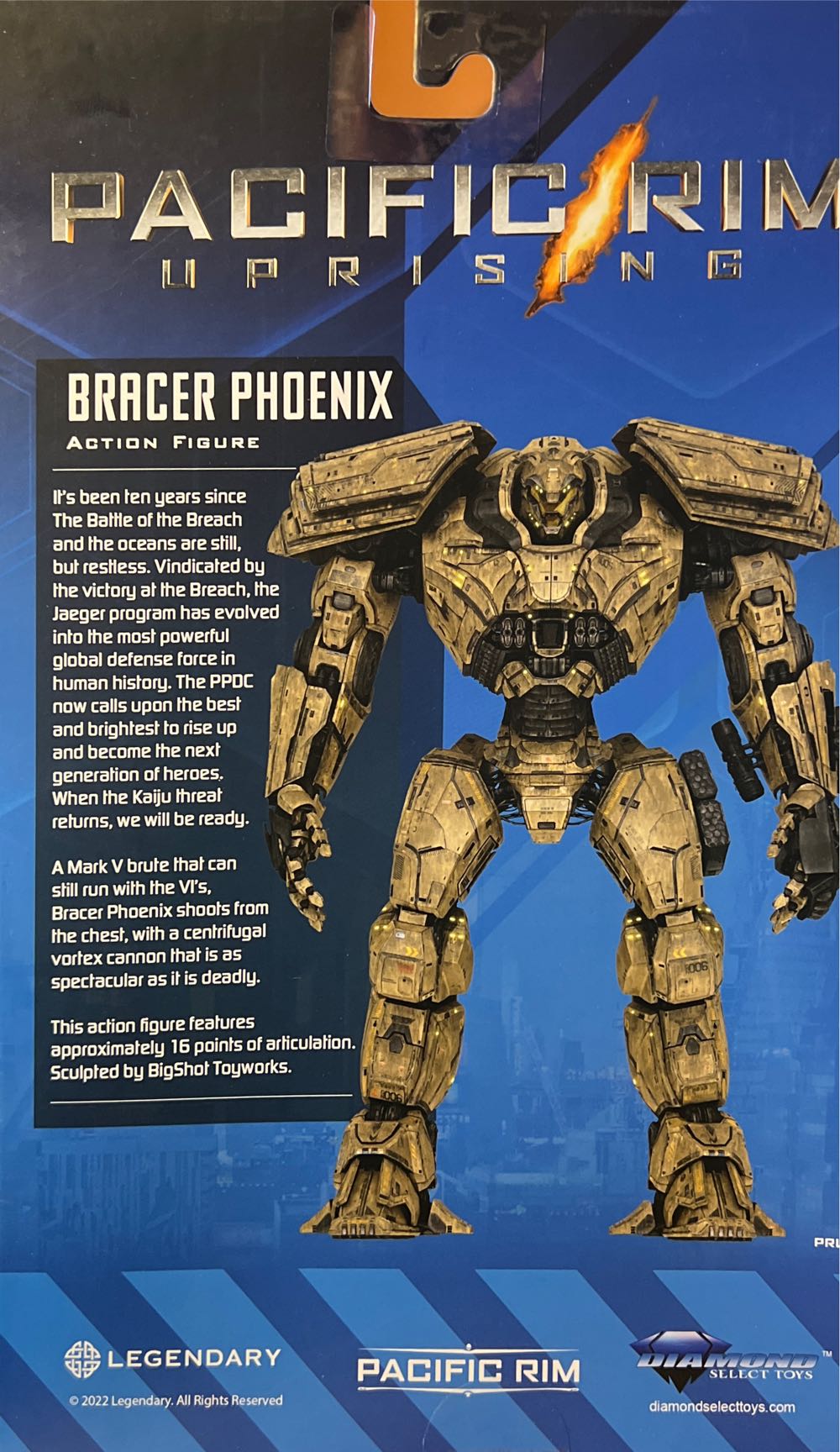DST Pacific Rim 2: Bracer Phoenix - Diamond Select (Pacific Rim) action figure collectible [Barcode 699788847831] - Main Image 3