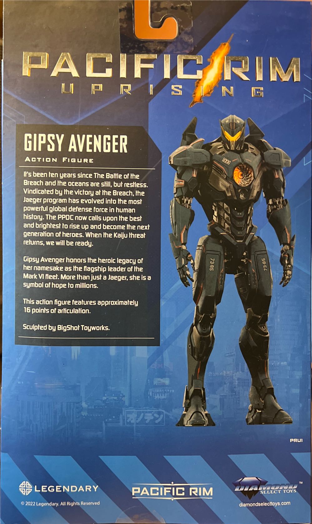 DST Pacific Rim 2: Gipsy Avenger - Diamond Select (Pacific Rim) action figure collectible [Barcode 699788847817] - Main Image 3