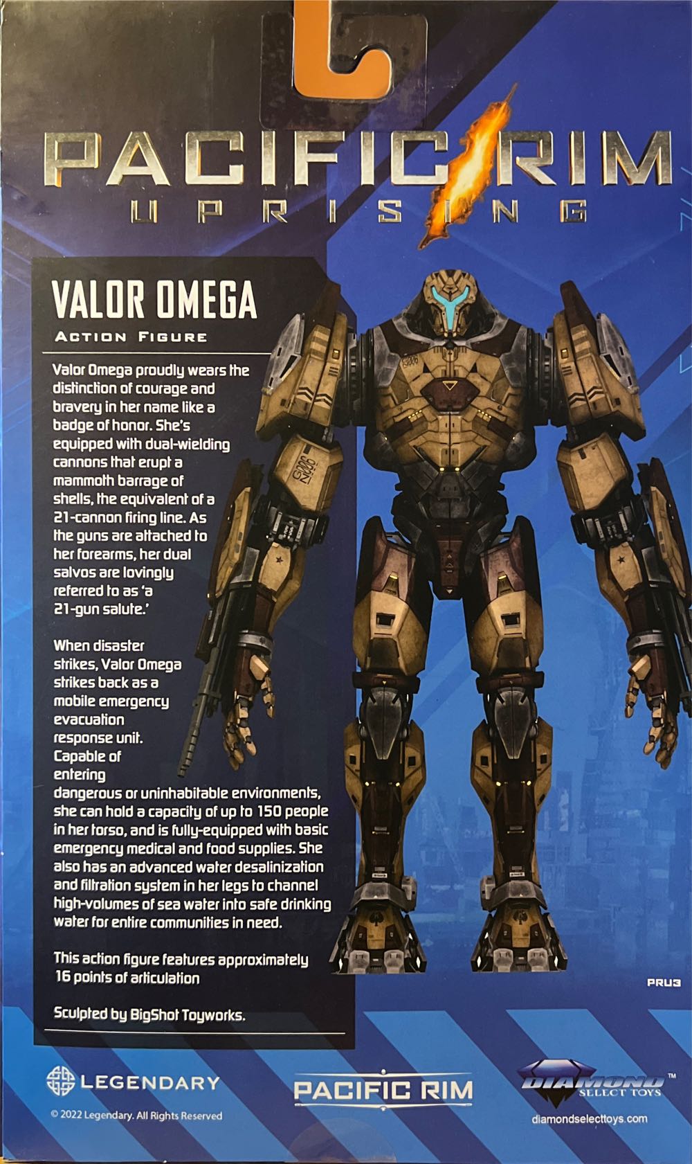 DST Pacific Rim 2: Valor Omega - Diamond Select (Pacific Rim) action figure collectible [Barcode 699788847886] - Main Image 3