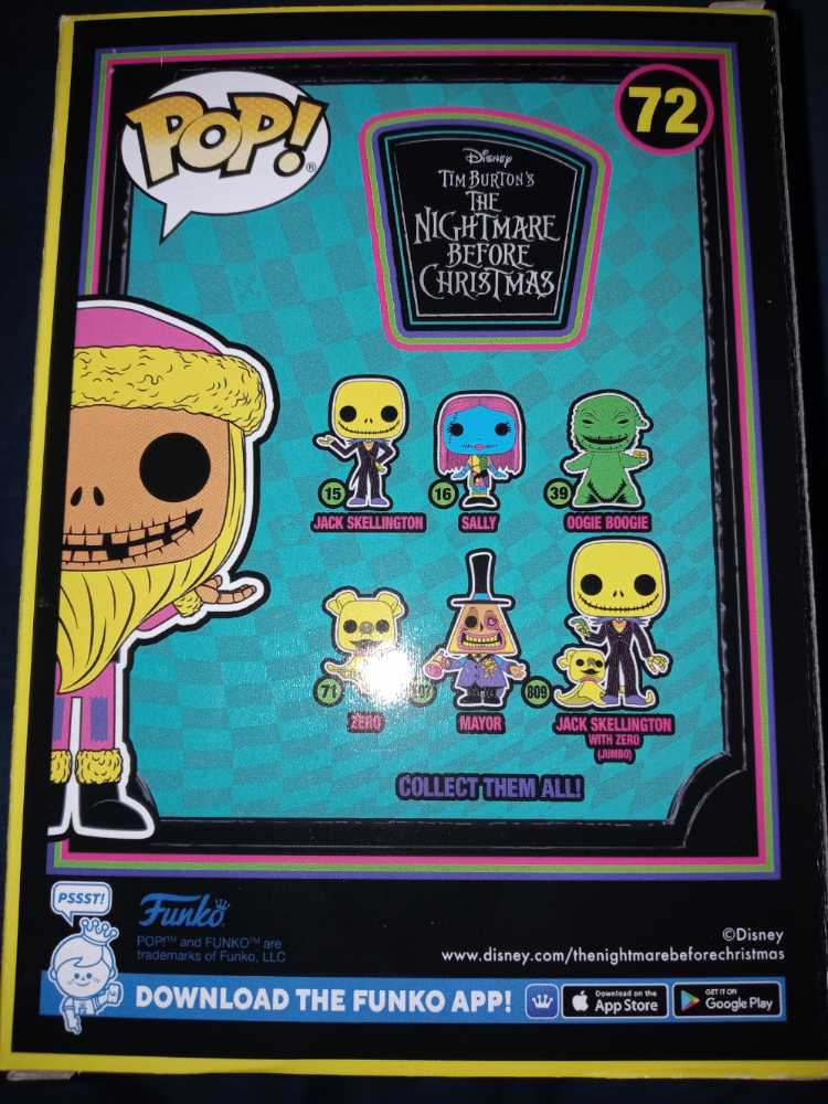 Nightmare Before Christmas: Santa Jack Skellington #72 - Funko ( Nightmare Before Christmas) (The Nightmare Before Christmas) action figure collectible [Barcode 889698650021] - Main Image 2
