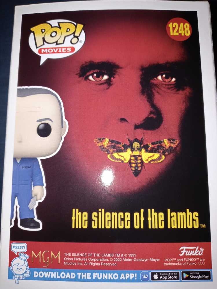 1248 Hannibal - The Silence of the Lambs  - Funko (Funko Pop! Movies) action figure collectible [Barcode 889698639842] - Main Image 2