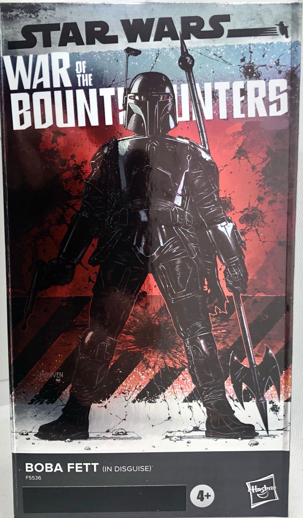 Boba Fett (In Disguise) - Hasbro (Star Wars Black 6” Comic Book) (Star Wars) action figure collectible - Main Image 2