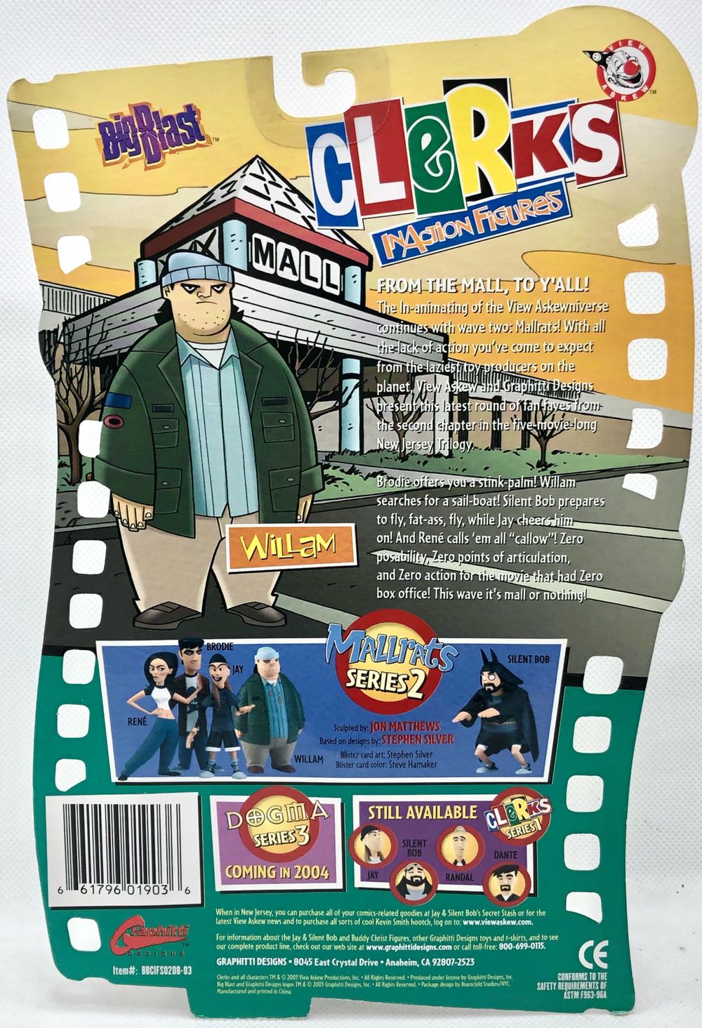 Willam - Graphitti Designs (Clerks) (Clerks) action figure collectible - Main Image 2