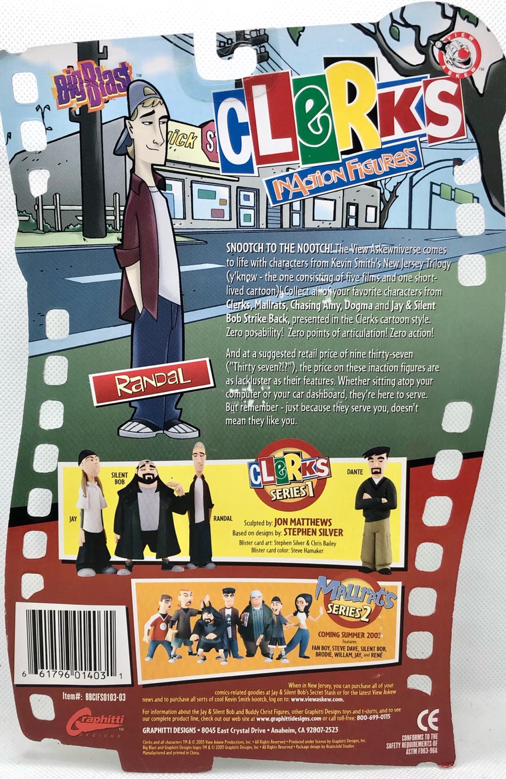 Randal  - Graphitti Designs (Clerks) (Clerks) action figure collectible - Main Image 2