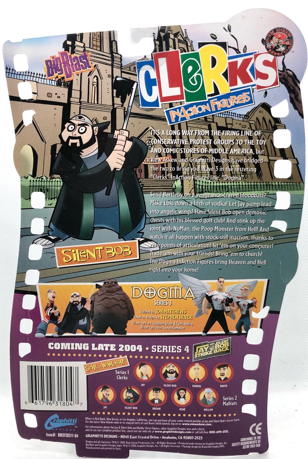 Silent Bob - Graphitti Designs (Clerks) (Clerks) action figure collectible - Main Image 2