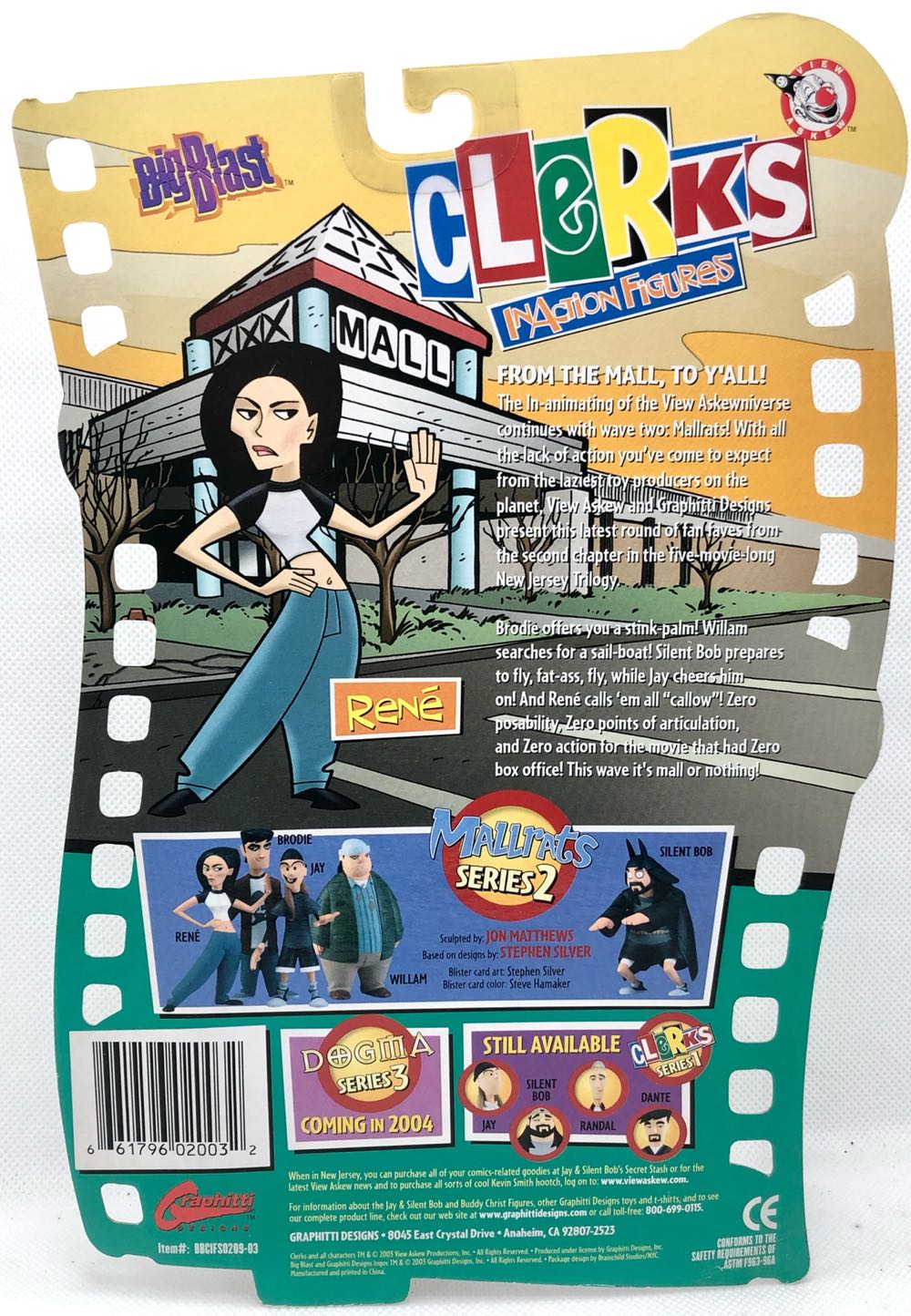 Rene - Graphitti Designs (Clerks) (Clerks) action figure collectible - Main Image 2