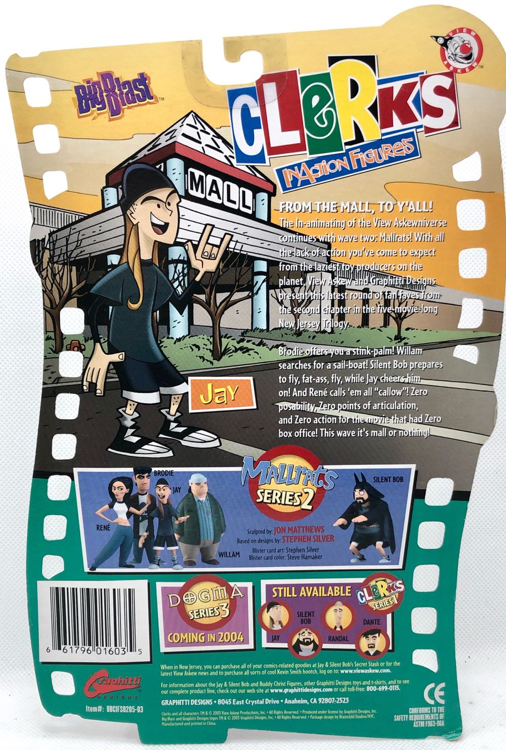Jay - Graphitti Designs (Clerks) (Clerks) action figure collectible - Main Image 2
