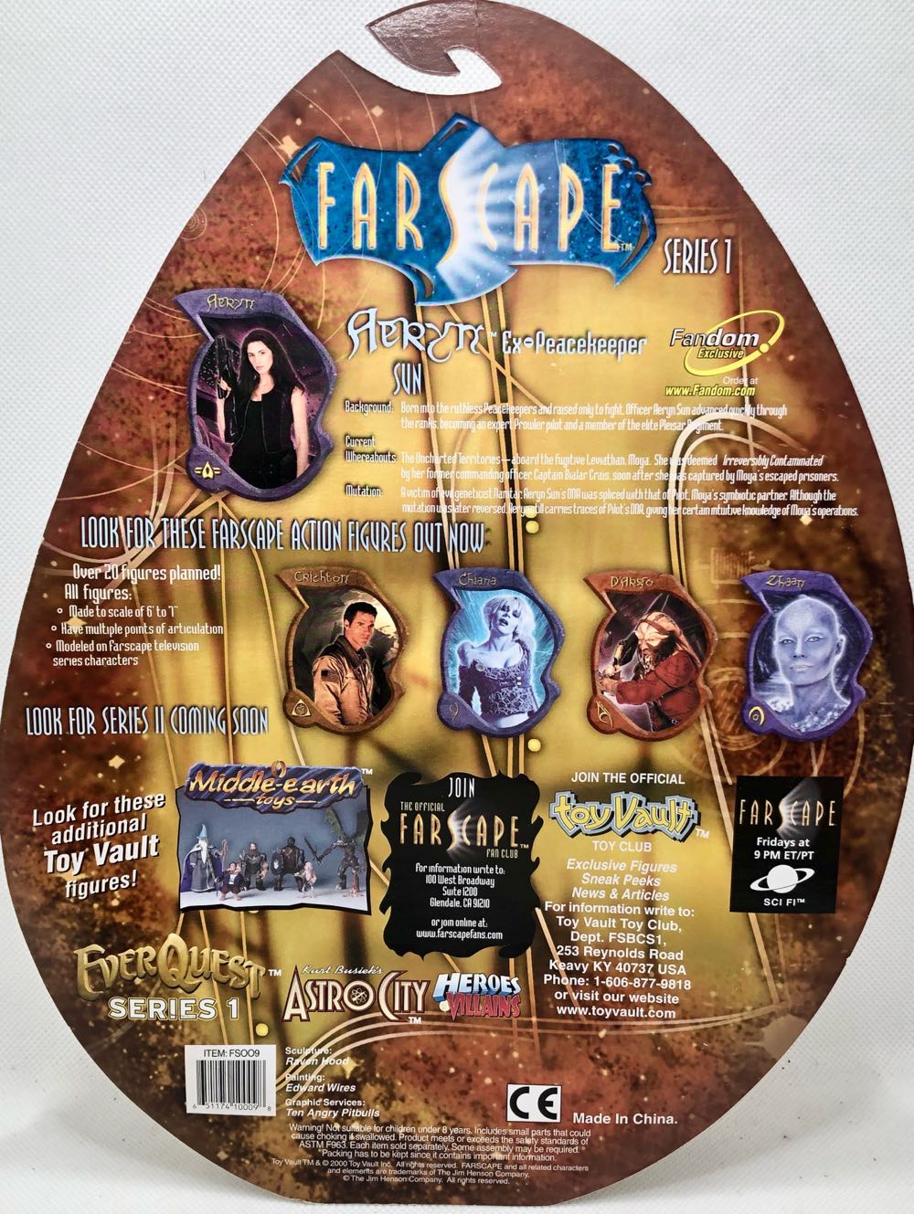 Aeryn Sun  - Toy Vault (Farscape) (Farscape) action figure collectible - Main Image 2