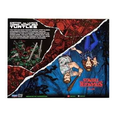 Playmates Toys TMNT and Stranger Things Leonardo & Eleven (2-Pack) - Playmates Toys (Playmates TMNT & Stranger Things) action figure collectible [Barcode 043377811916] - Main Image 2