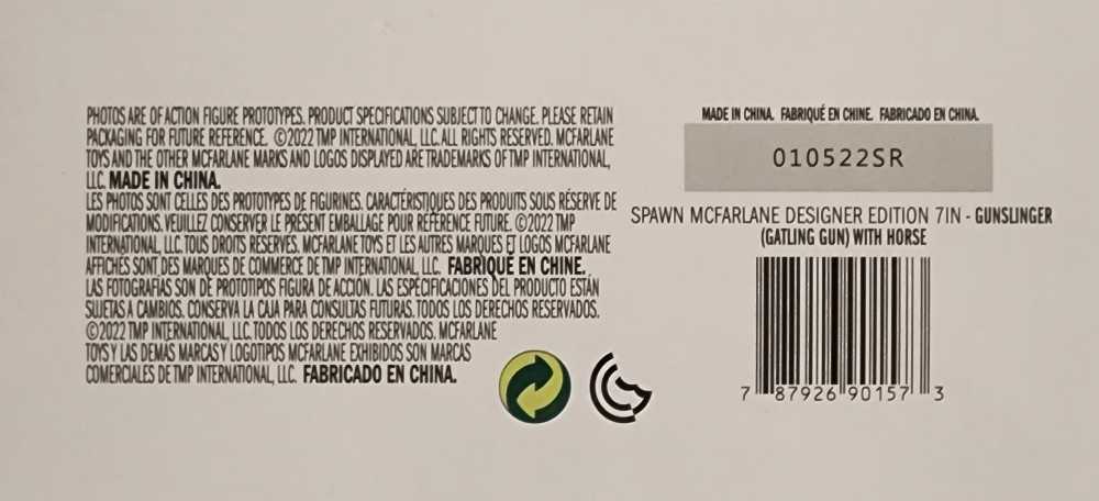 Gunslinger Spawn Horse - McFarlane Toys (McFarlane Designer Edition) action figure collectible [Barcode 787926901573] - Main Image 4