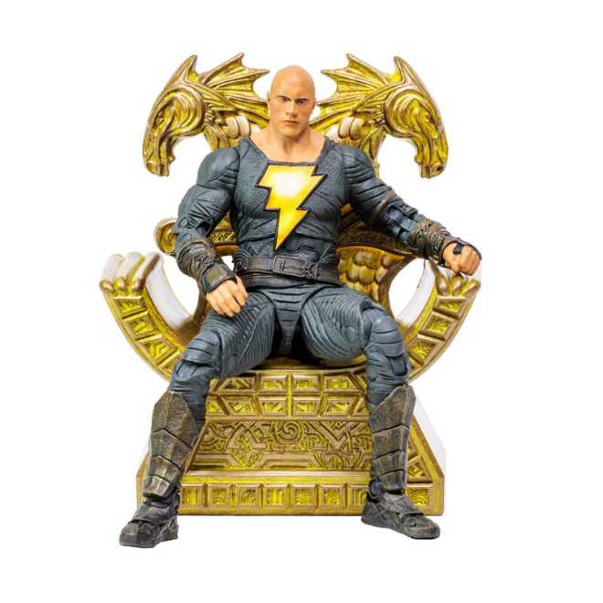 Black Adam With Throne - McFarlane Toys (DC Comics) action figure collectible [Barcode 787926152647] - Main Image 2