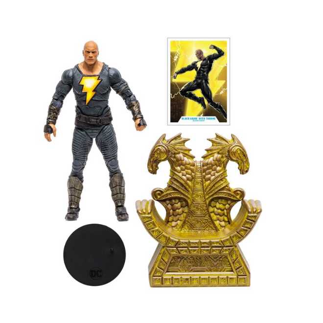 Black Adam With Throne - McFarlane Toys (DC Comics) action figure collectible [Barcode 787926152647] - Main Image 3