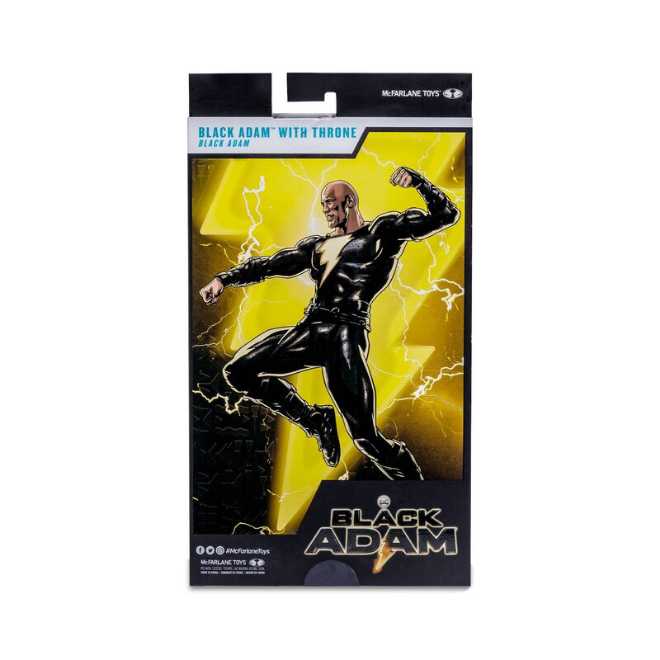Black Adam With Throne - McFarlane Toys (DC Comics) action figure collectible [Barcode 787926152647] - Main Image 4