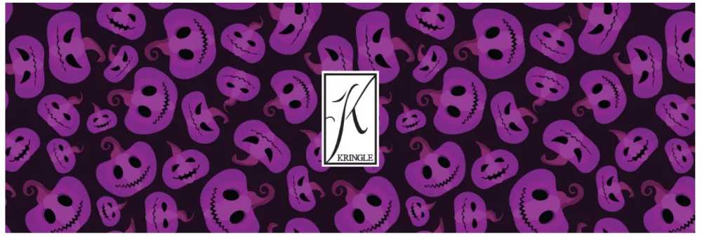 CANDLE: Halloween Kringle 3 Wick Purple Pumpkins 2022 - Kringle Candle (Halloween Candles) action figure collectible [Barcode 846853081311] - Main Image 4