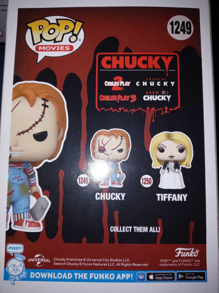 Bride Of Chucky: Chucky #1249 - Funko (Bride of Chucky) (Bride Of Chucky) action figure collectible [Barcode 889698639828] - Main Image 2