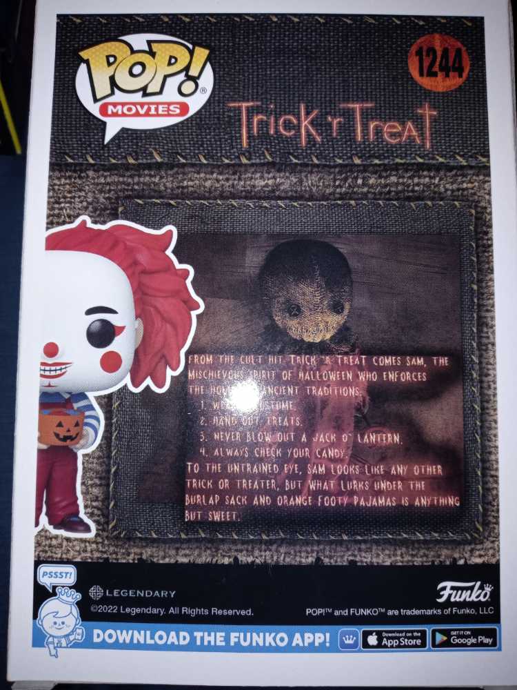Chuckles - Trick ’r Treat - Funko (Funko Pop! Movies) action figure collectible [Barcode 889698649612] - Main Image 2