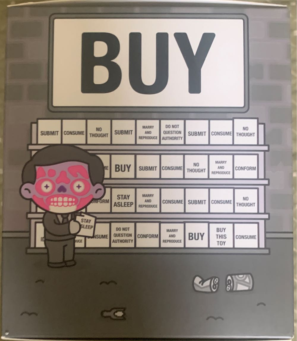 Lil Dumpster Fire They Live Edition Vinyl Figure W Alien Sdcc ... - 100% Soft action figure collectible [Barcode 810041487827] - Main Image 2