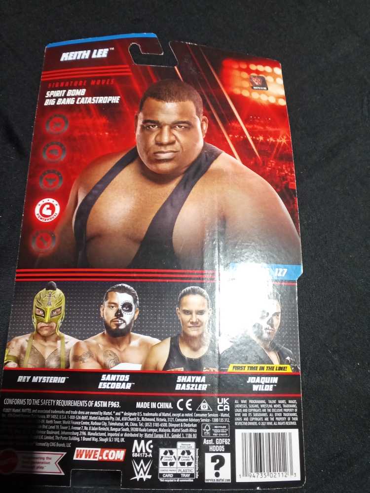 Keith Lee   (Elite Basic 127) action figure collectible [Barcode 194735021123] - Main Image 2