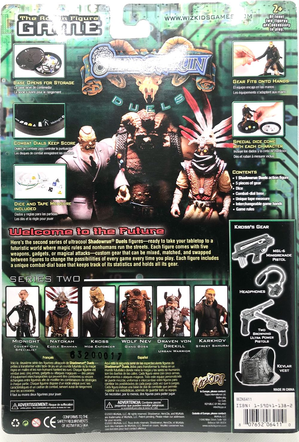 Kross (Mob Enforcer) - Wiz Kids (Shadowrun) (Shadowrun) action figure collectible - Main Image 2