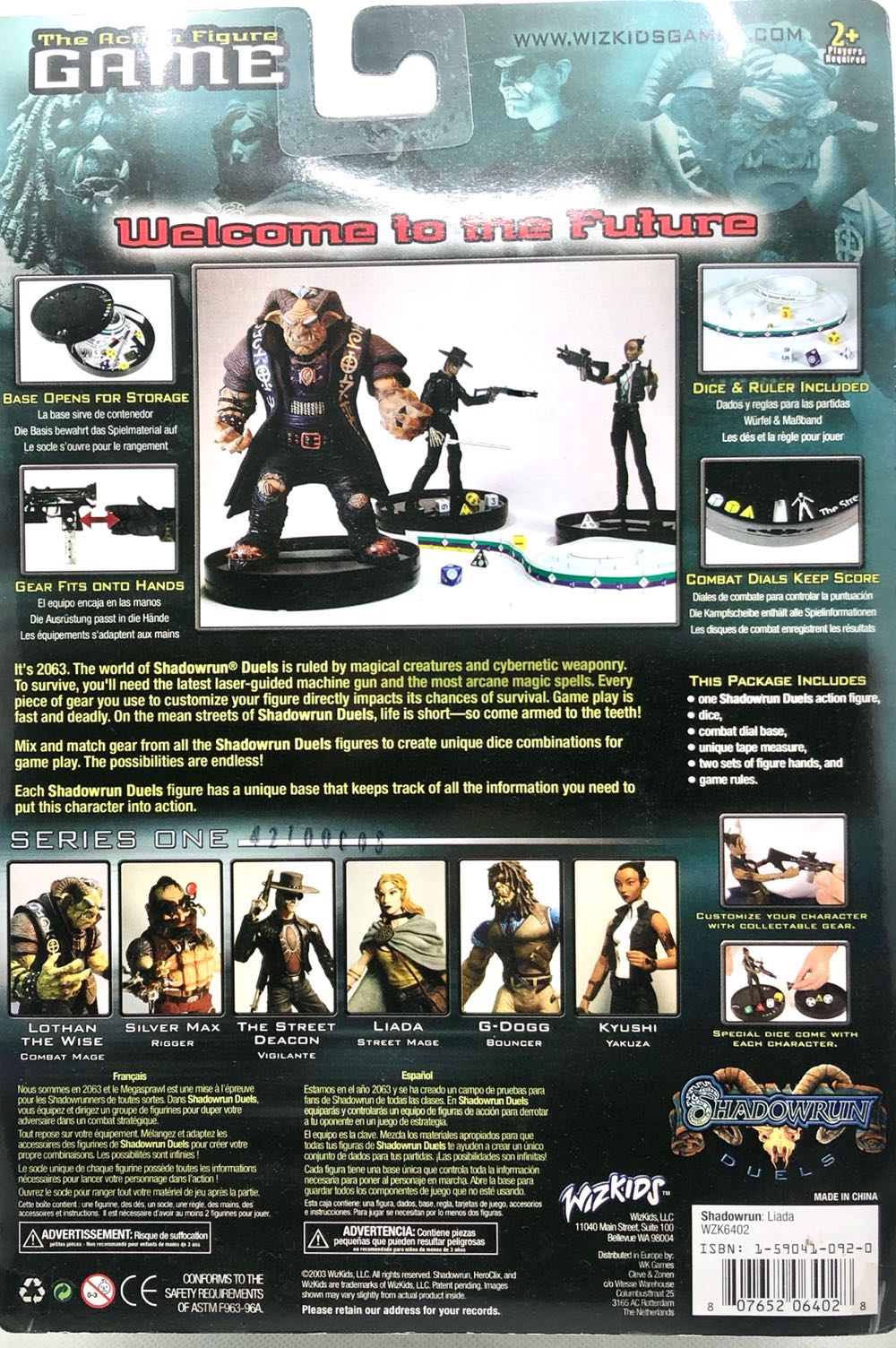 Liada (Street Mage) - Wiz Kids (Shadowrun) (Shadowrun) action figure collectible - Main Image 2