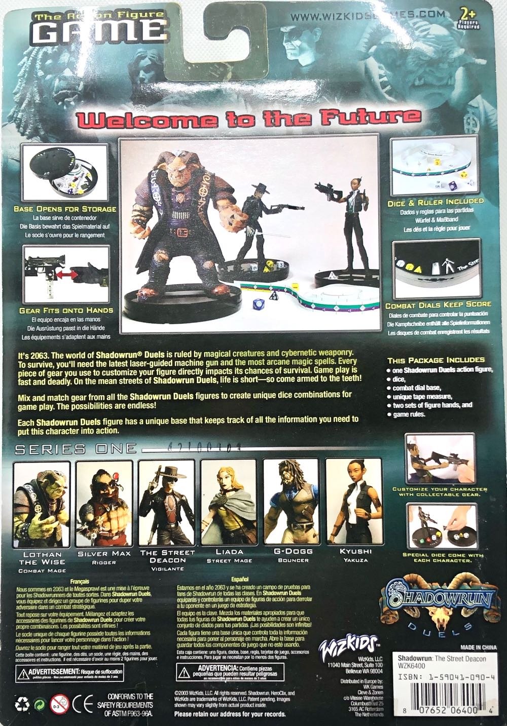 The Street Deacon (Vigilante) - Wiz Kids (Shadowrun) (Shadowrun) action figure collectible - Main Image 2