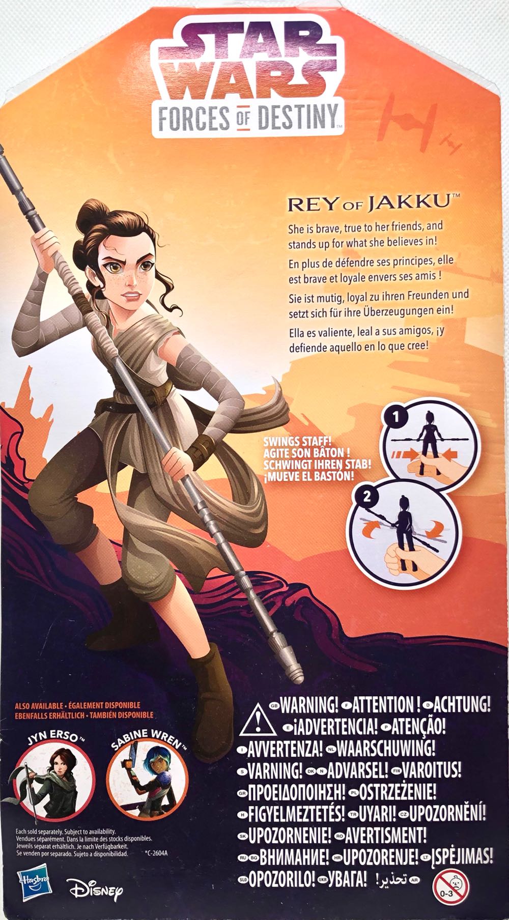 Rey Of Jakku  - Hasbro (Star Wars Forces Of Destiny) (Star Wars Forces of Destiny) action figure collectible - Main Image 2