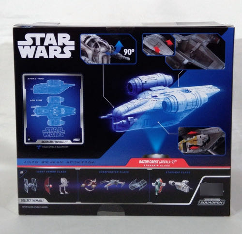 Razor Crest (Arvala-7) - Jazwares (Star Wars: The Mandalorian) action figure collectible [Barcode 191726428831] - Main Image 2
