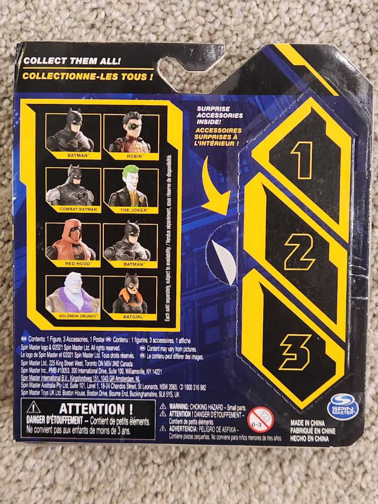 DC Heroes / Batman - Solomon Grundy - Spinmaster (Batman) action figure collectible [Barcode 778988343401] - Main Image 2
