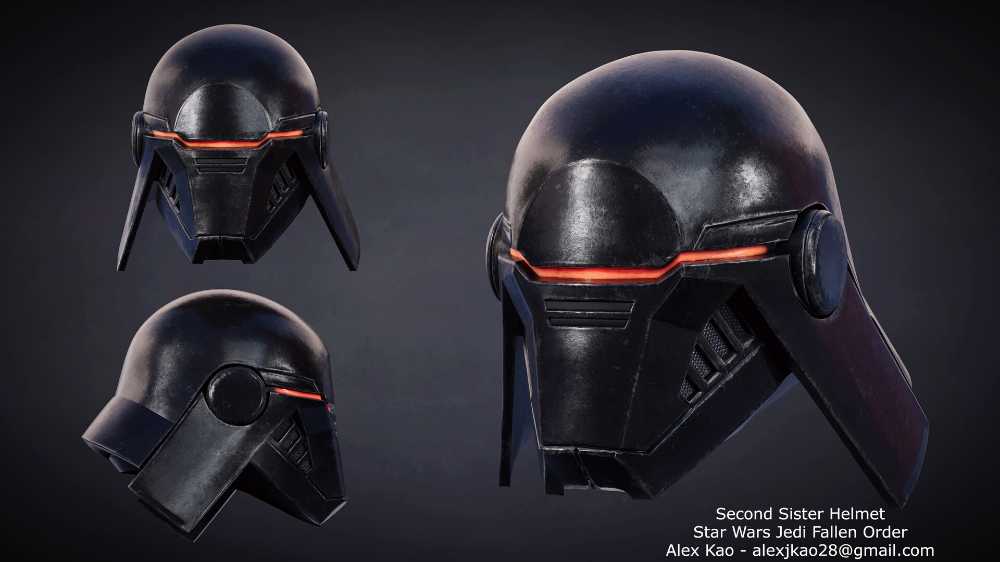 Second Sister Helmet - Hand Crafted (Helmets) action figure collectible - Main Image 2
