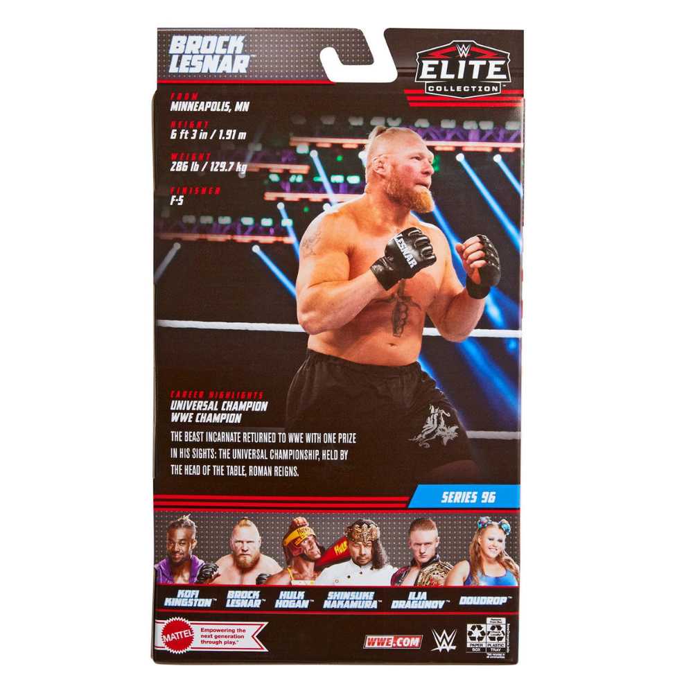 WWE ELITE SERIES 96 Brock Lesnar  action figure collectible - Main Image 2