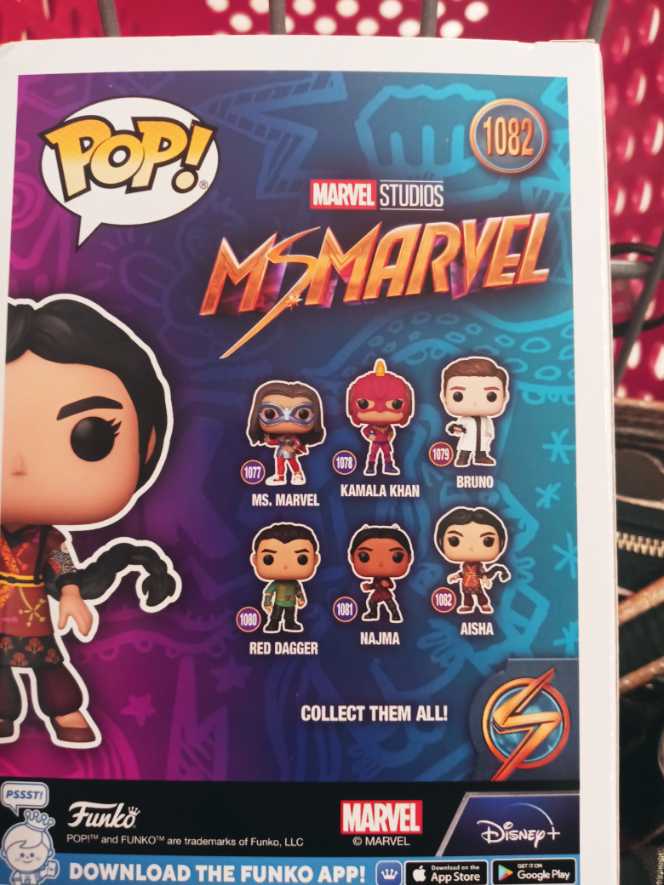 Aisha Funko Pop! Marvel: Ms. Marvel Aisha - Funko action figure collectible [Barcode 889698595681] - Main Image 2