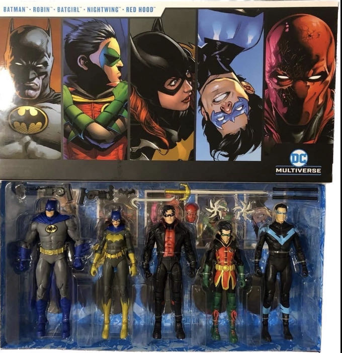 Batman Family 5-Pack - McFarlane Toys (McFarlance Gold Label Collection) action figure collectible [Barcode 787926154610] - Main Image 2