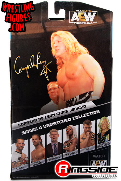 Chris Jericho  - Jazwares AEW (AEW Unmatched Collection 4) action figure collectible - Main Image 4