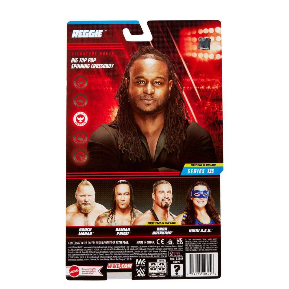 WWE BASIC Series 135 Reggie   action figure collectible - Main Image 2