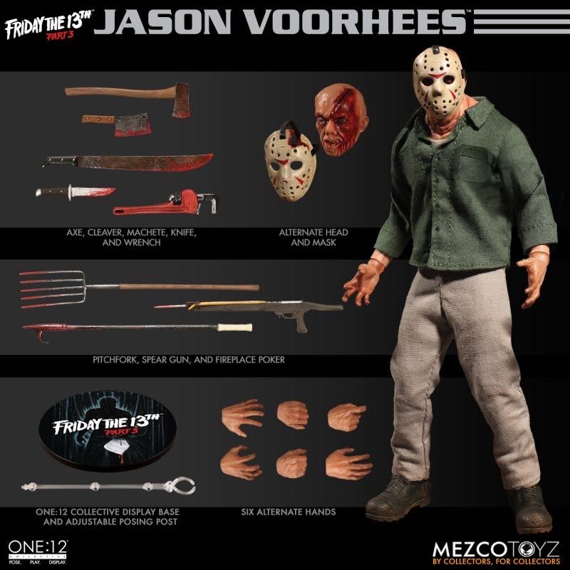 Mezco Horror Jason Voorhees Friday the 13th: Part 3 - Mezco (Horror) action figure collectible - Main Image 2