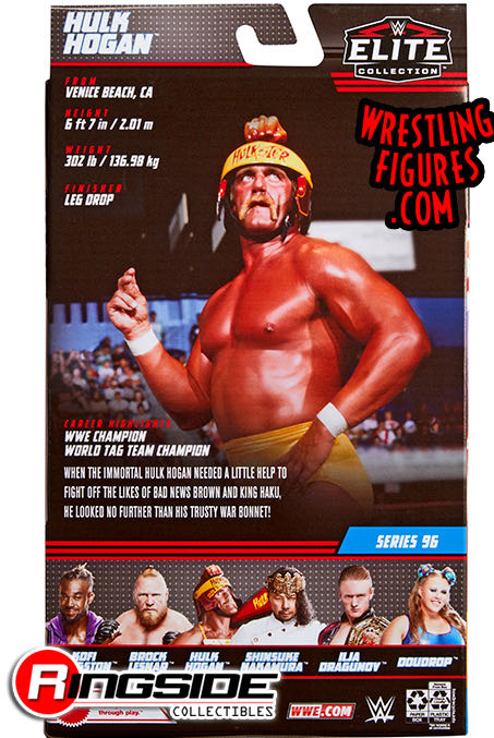 Hulk Hogan - Mattel Wwe (WWE Elite Collection 96) action figure collectible - Main Image 4