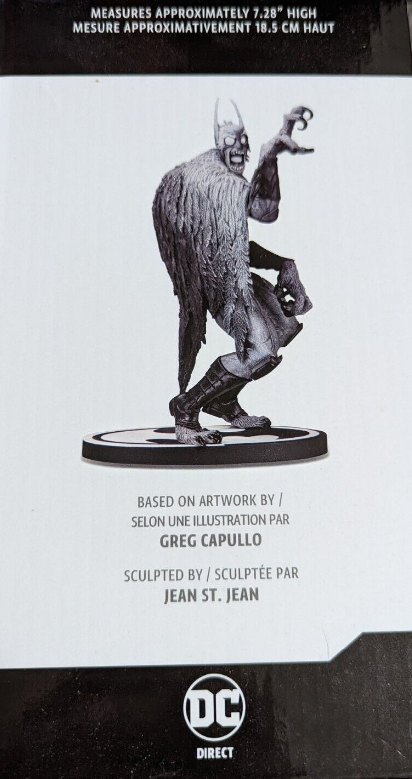 Batman(Black And White Batmonsters) -  Greg Capullo Statue(Mcfarlane Toys 1304 of 3750)  action figure collectible [Barcode 787926301274] - Main Image 3