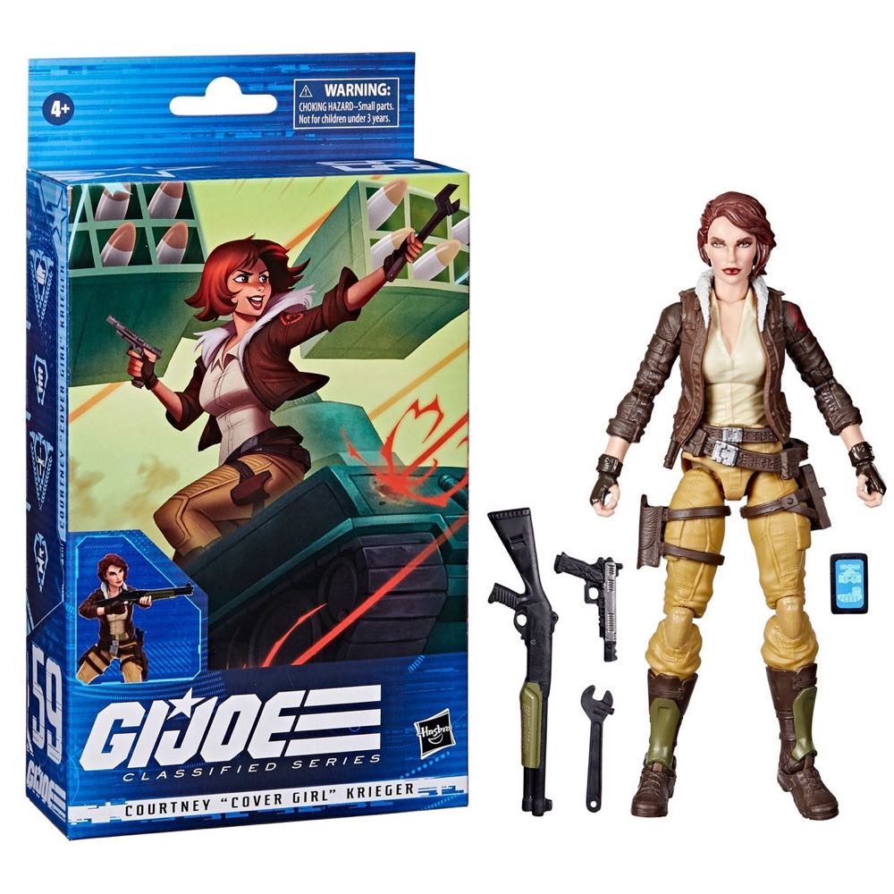 #59 Courtney ”Cover Girl” Krieger - Hasbro (GI Joes Classified - Joes) action figure collectible - Main Image 2