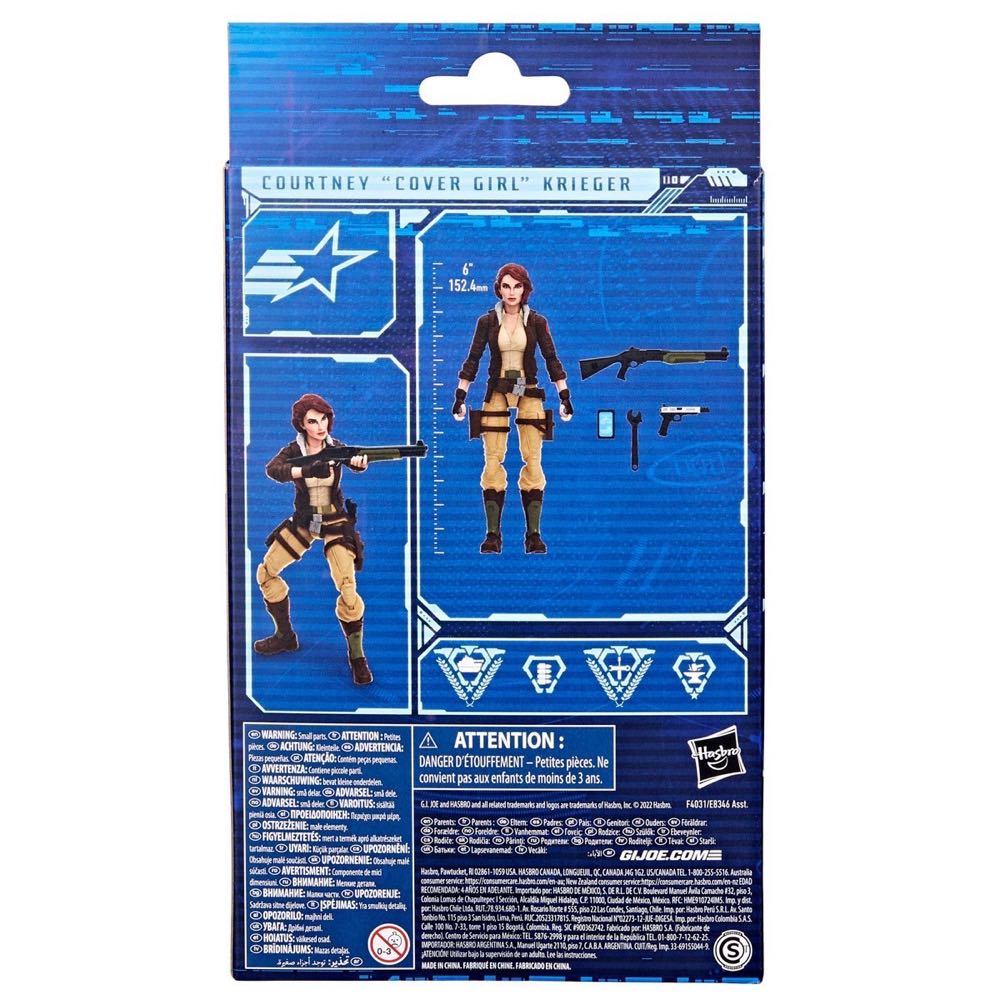#59 Courtney ”Cover Girl” Krieger - Hasbro (GI Joes Classified - Joes) action figure collectible - Main Image 4