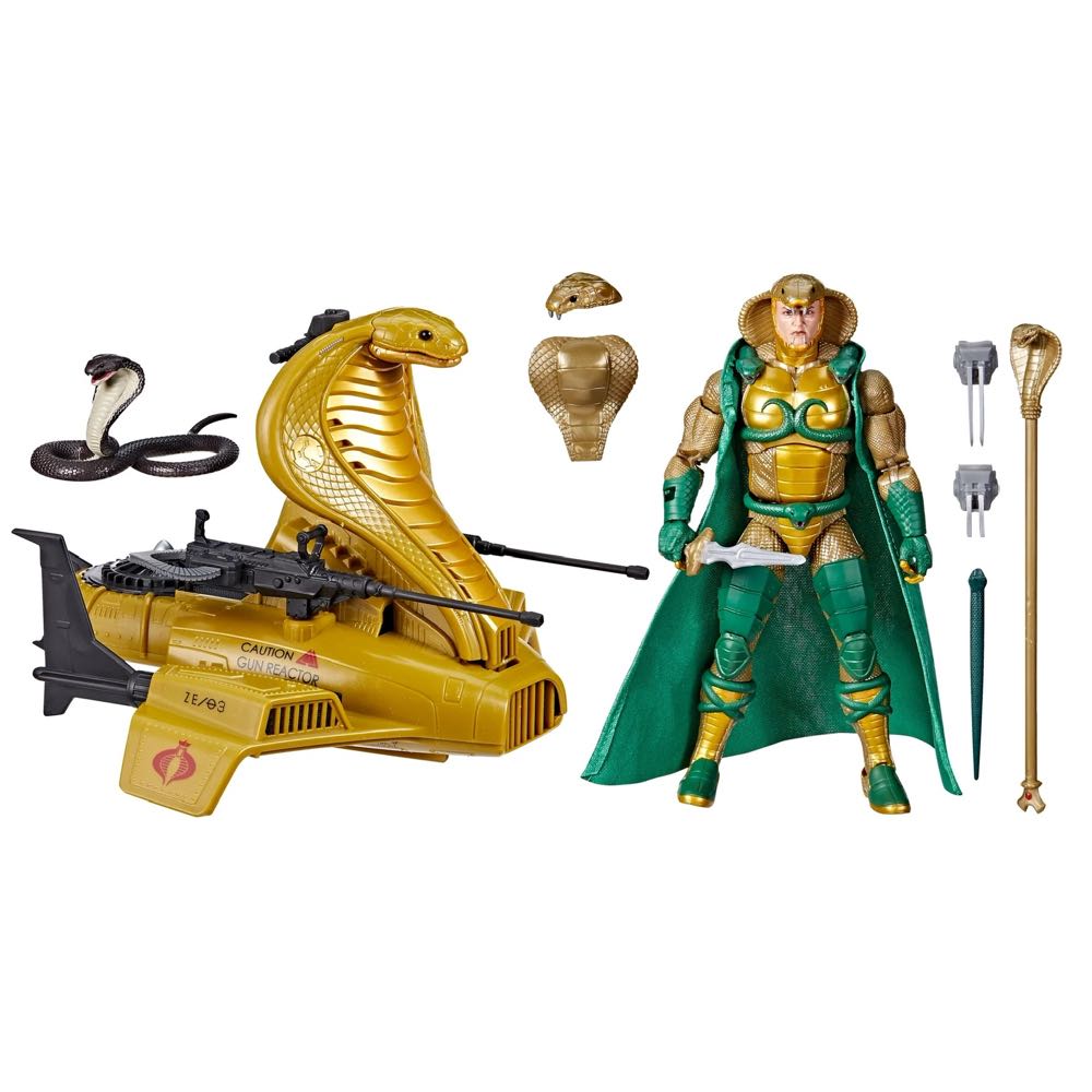 57 | Serpentor with Air Chariot - Hasbro (G.I. Joe) action figure collectible - Main Image 3