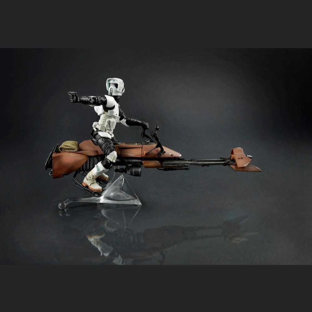 Scout Trooper w/Speeder Bike - Hasbro (Blue Line) action figure collectible - Main Image 3