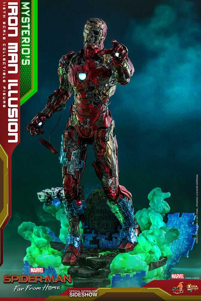Iron Man Mysterio’s Illusion  MMS580 Hot Toys - Hot Toys (Spider Man: Far From Home) action figure collectible [Barcode 4895228605832] - Main Image 4