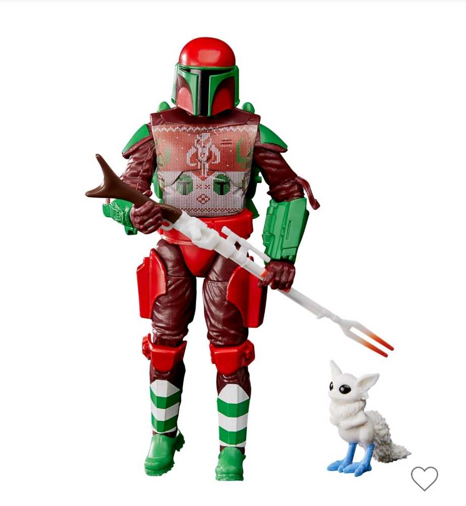 Mandalorian Warrior & Bogling (Holiday Edition) - Hasbro (Star Wars: Expanded Universe) action figure collectible [Barcode 5010993954100] - Main Image 3