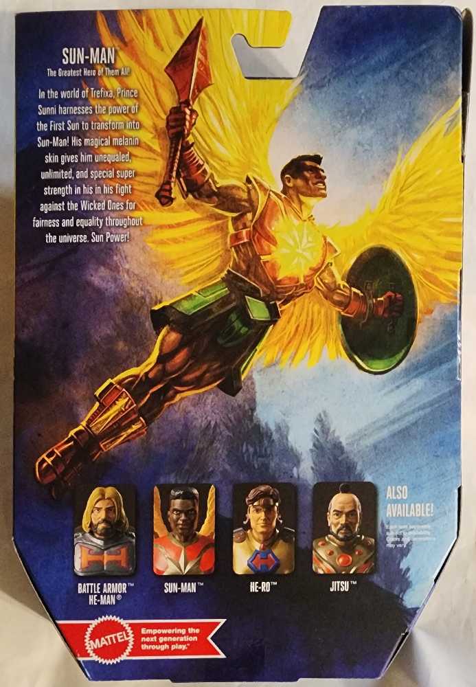 Sun-Man - Mattel (Masters of the Universe: Masterverse) action figure collectible [Barcode 194735030392] - Main Image 2